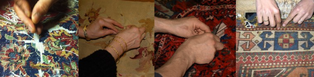 selection of our rug repair images